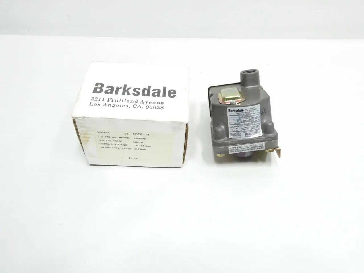 Produktfoto 1 von BARKSDALE D1T-A150SS-P2