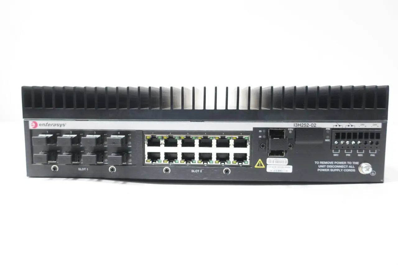ENTERASYS I3H252-8FXM-12TX