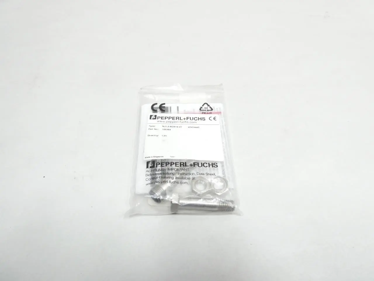 Produktfoto 1 von PEPPERL FUCHS 106363 NJ1,5-8GM-N-V1