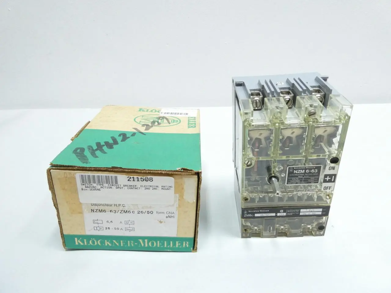 Produktfoto 1 von KLOCKNER MOELLER NZM6-63/ZM6C-26/50