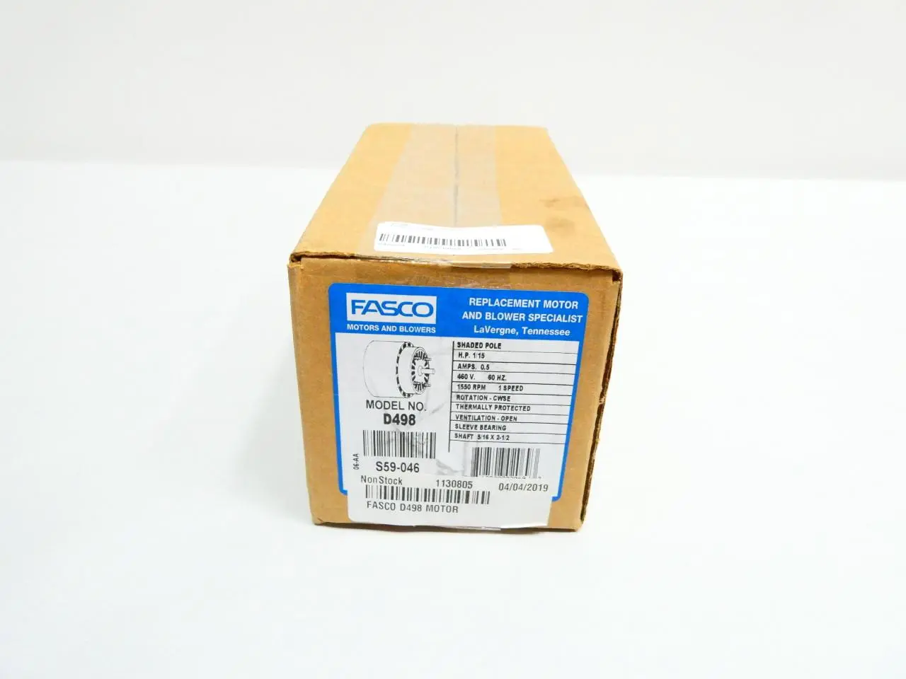 Produktfoto 1 von FASCO D498