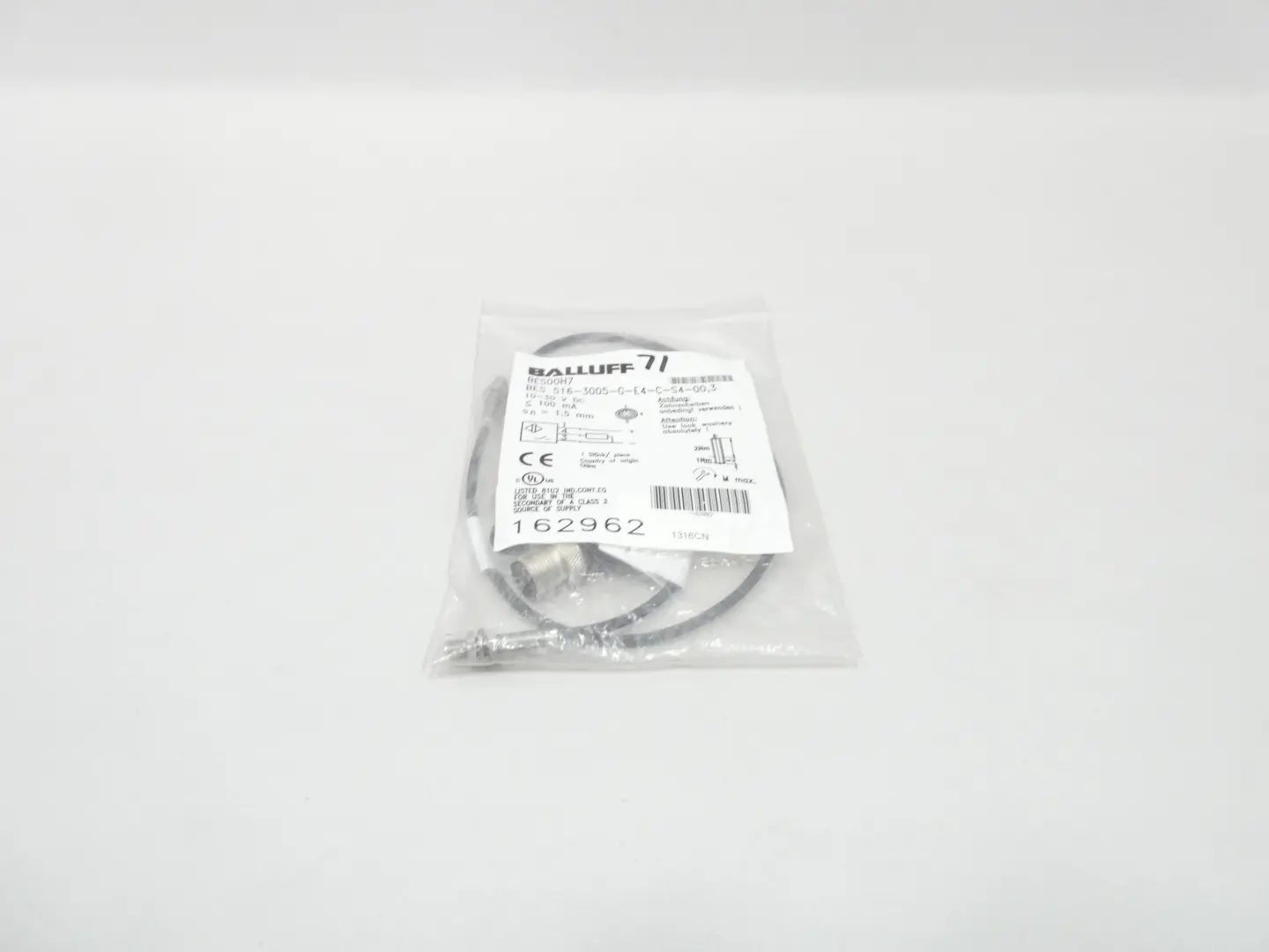 Produktfoto 1 von BALLUFF BES00H7 BES 516-3005-G-E4-C-S4-00,3