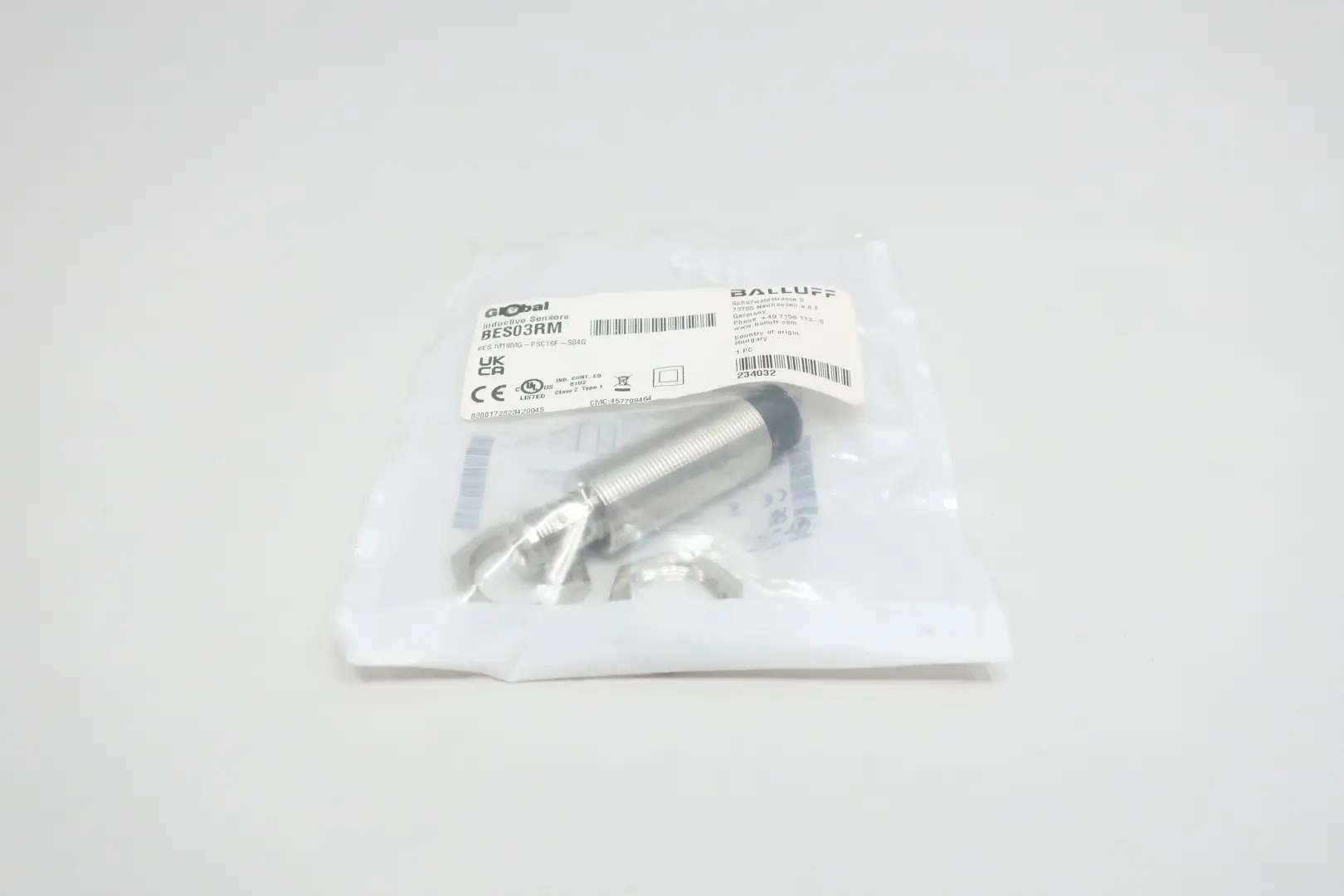 BALLUFF BES03RM BES M18MG-PSC16F-S04G