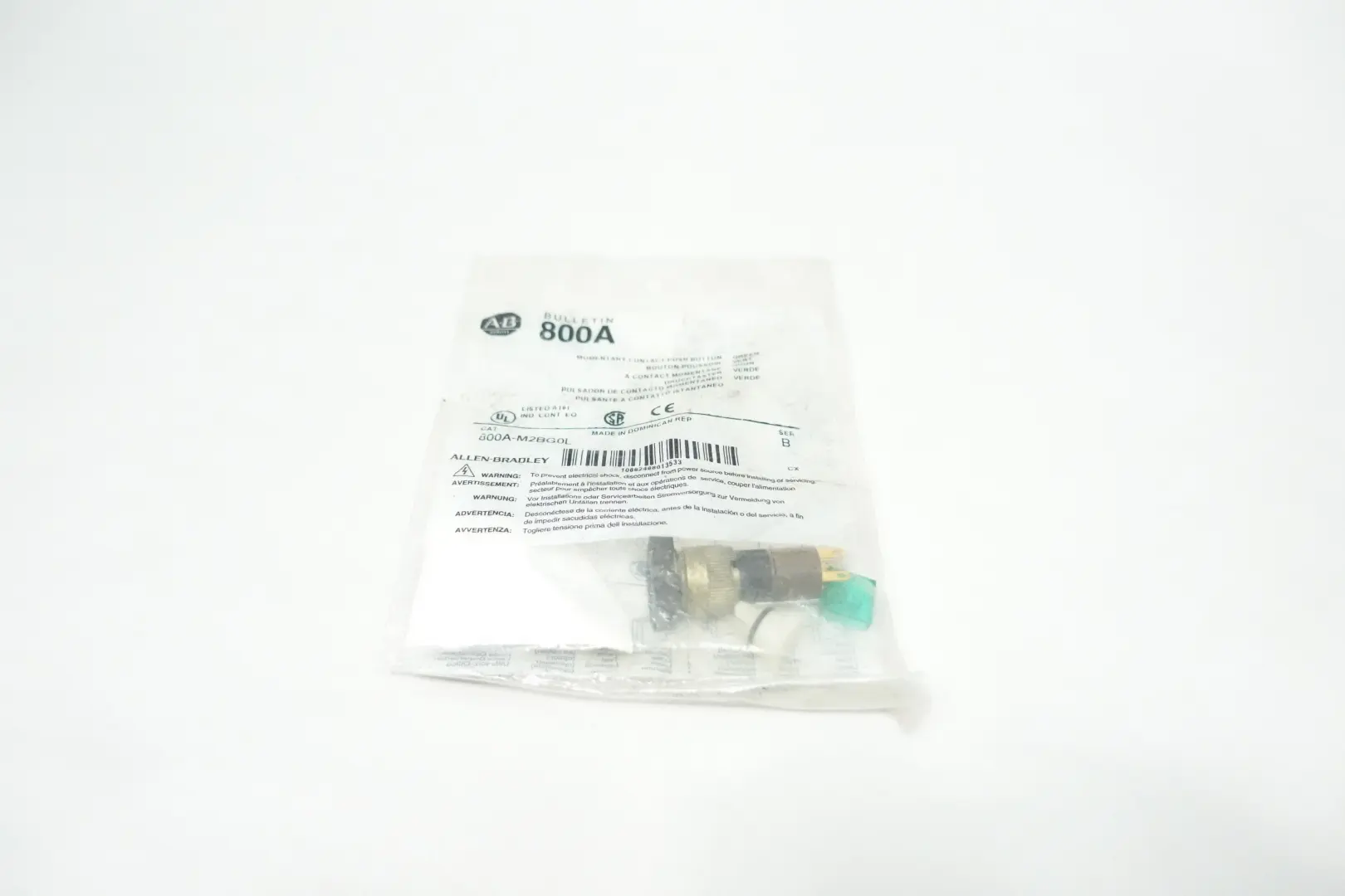 Produktfoto 1 von ALLEN BRADLEY 800A-M2BG0L