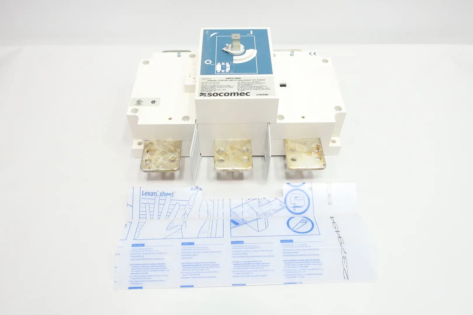 Produktfoto 1 von SOCOMEC 27003080 3X800A F