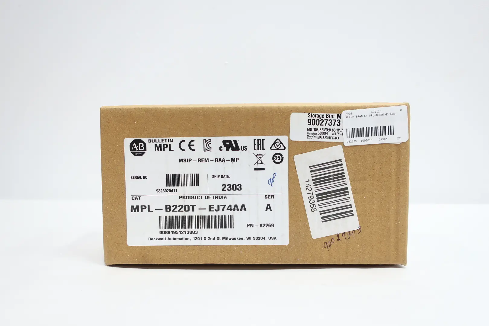 Produktfoto 1 von ALLEN BRADLEY MPL-B220T-EJ74AA