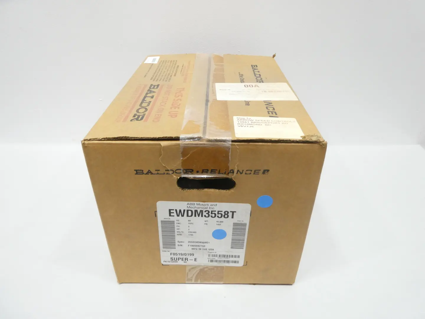 Produktfoto 1 von BALDOR EWDM3558T
