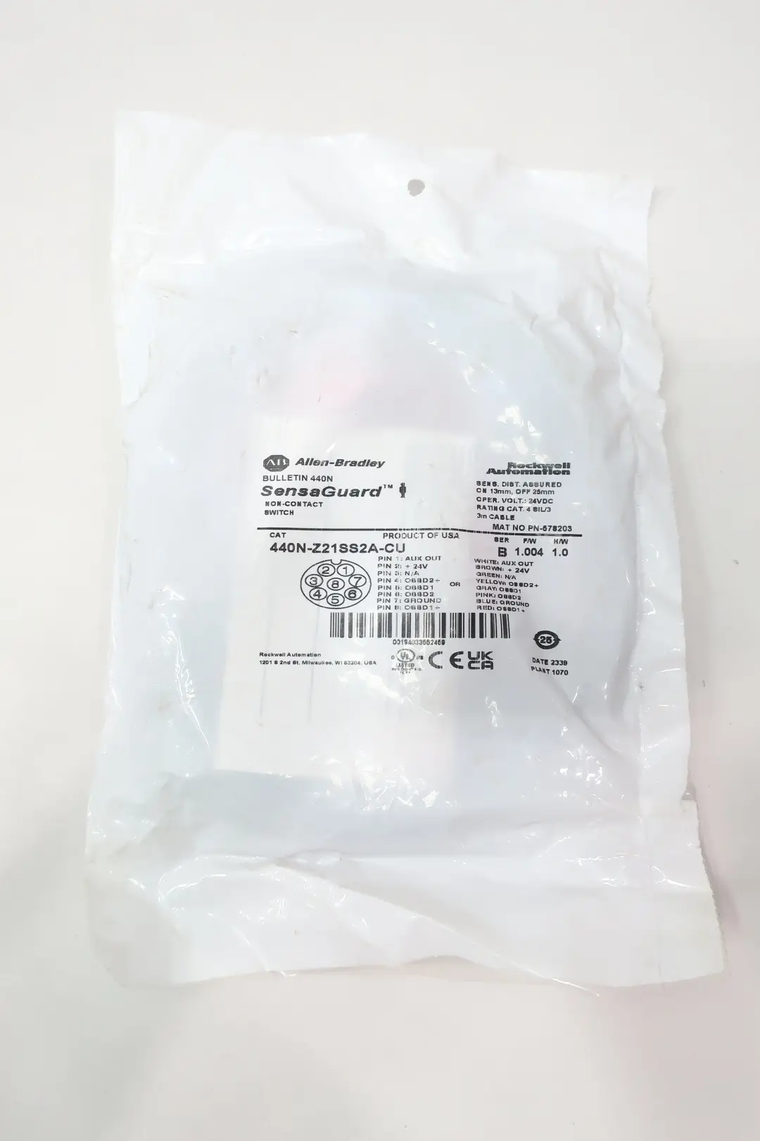 Produktfoto 1 von ALLEN BRADLEY 440N-Z21SS2A-CU