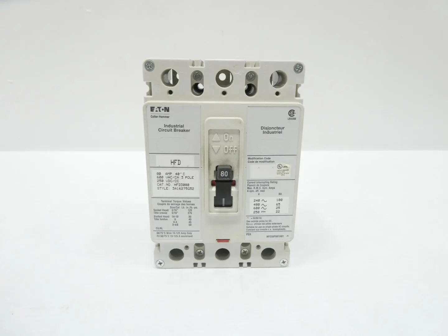 Produktfoto 1 von CUTLER HAMMER HFD3080