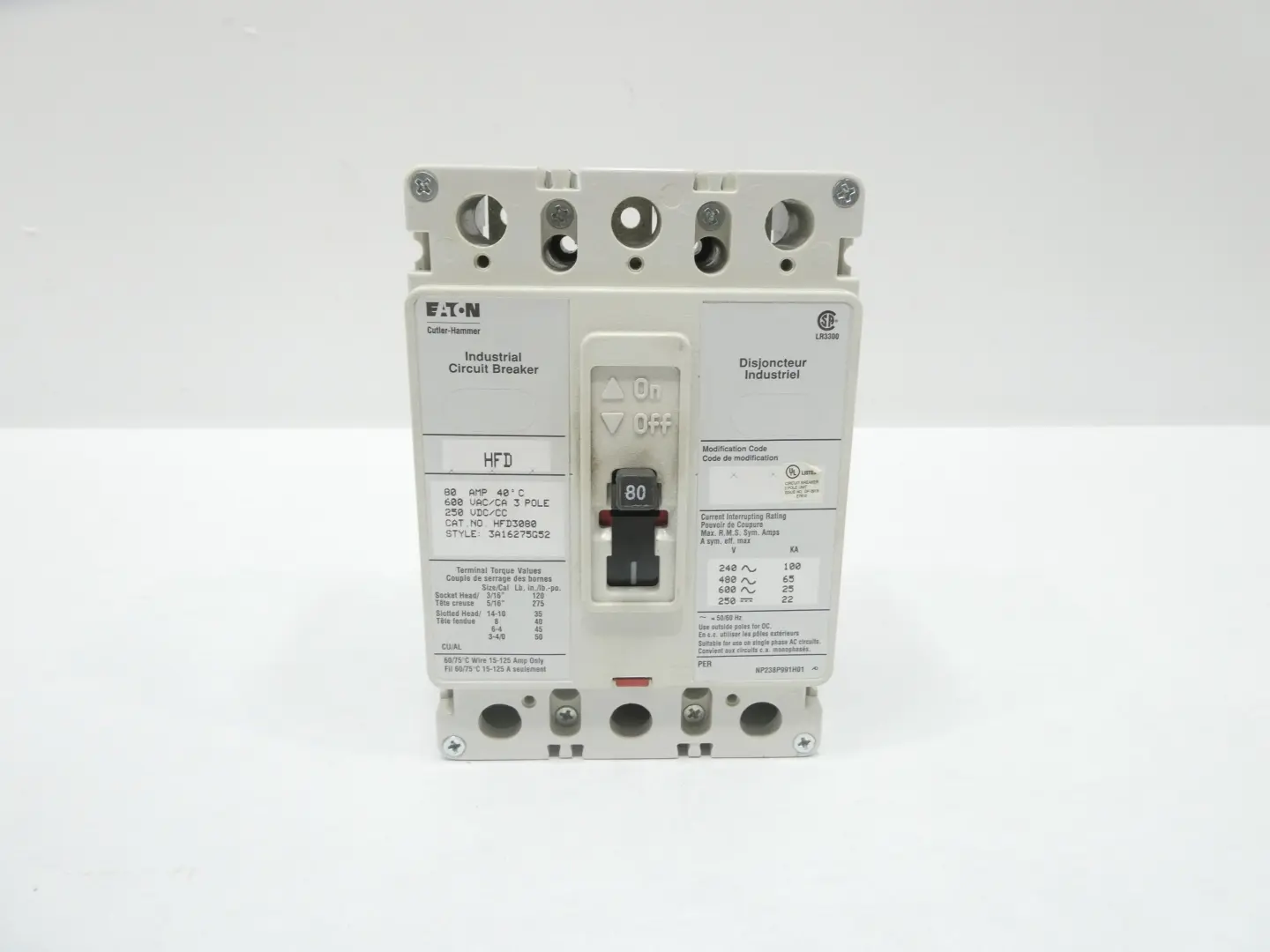 Produktfoto 1 von CUTLER HAMMER HFD3080