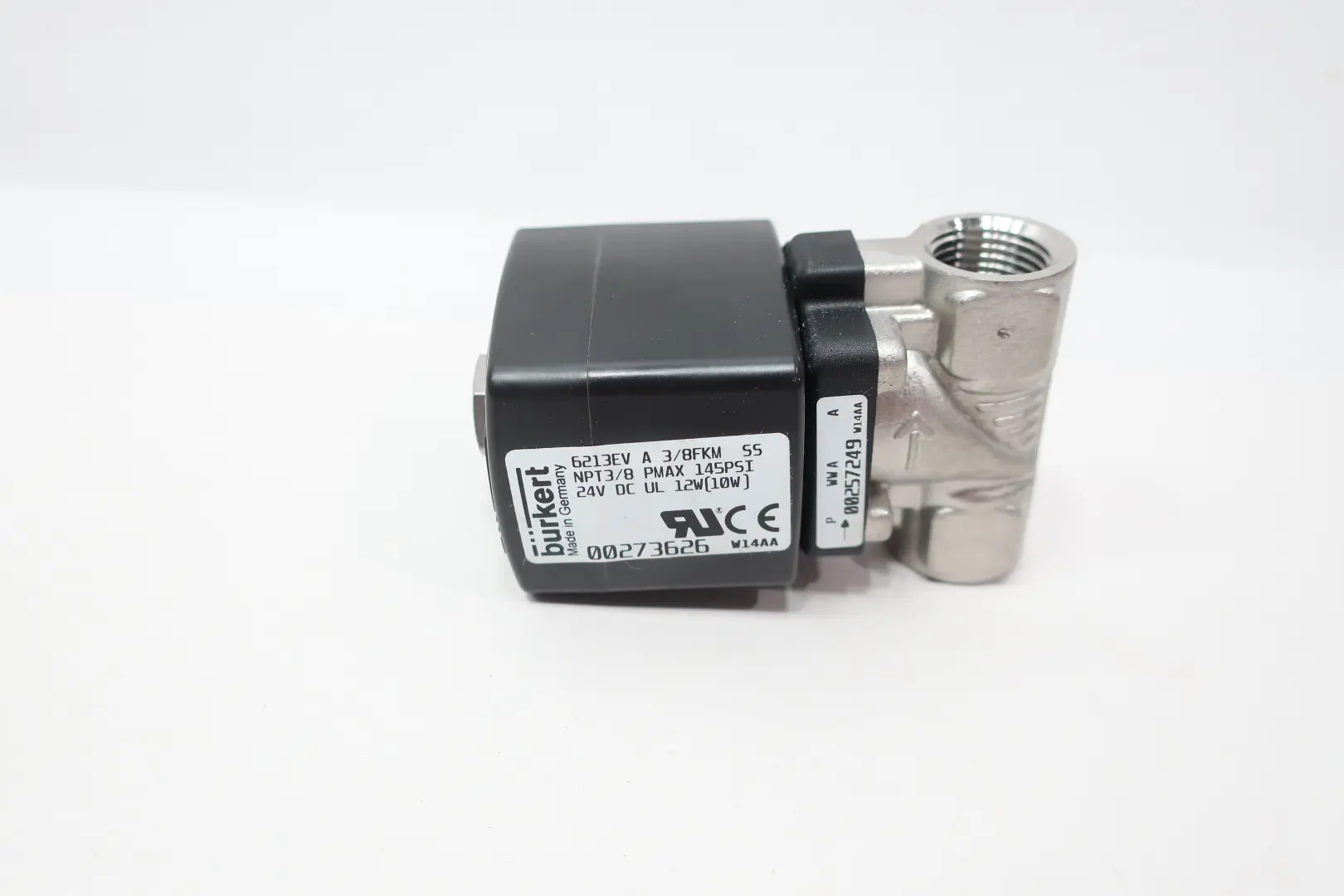 Produktfoto 1 von BURKERT 6213EV A 3/8FKM SS