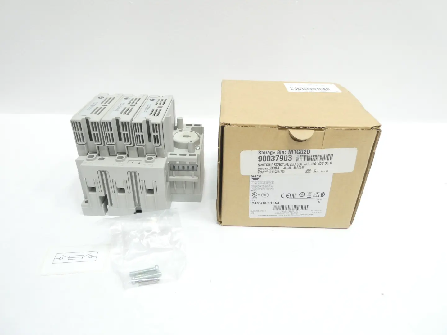 Produktfoto 1 von ALLEN BRADLEY 194R-C30-1753