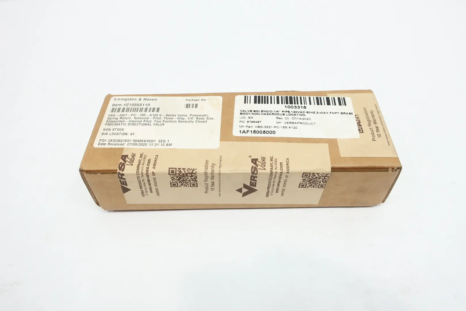 Produktfoto 1 von VERSA VSG-3321-PC-155-A120