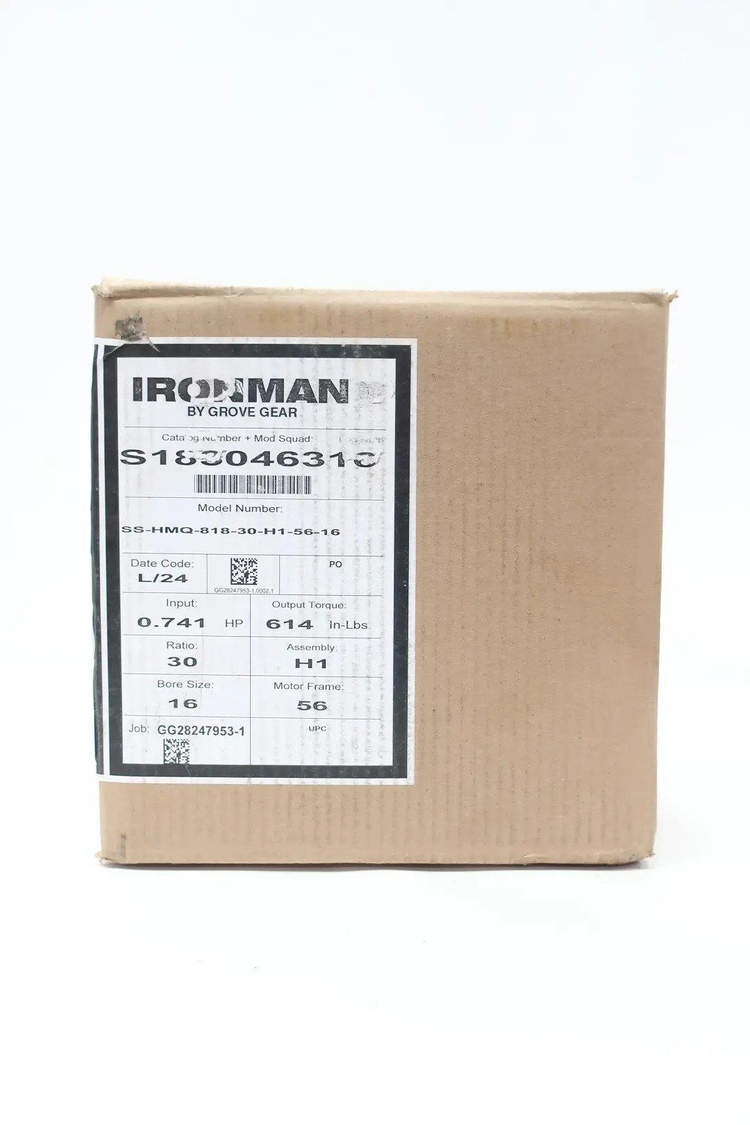 Produktfoto 1 von GROVE GEAR SS-HMQ-818-30-H1-56-16