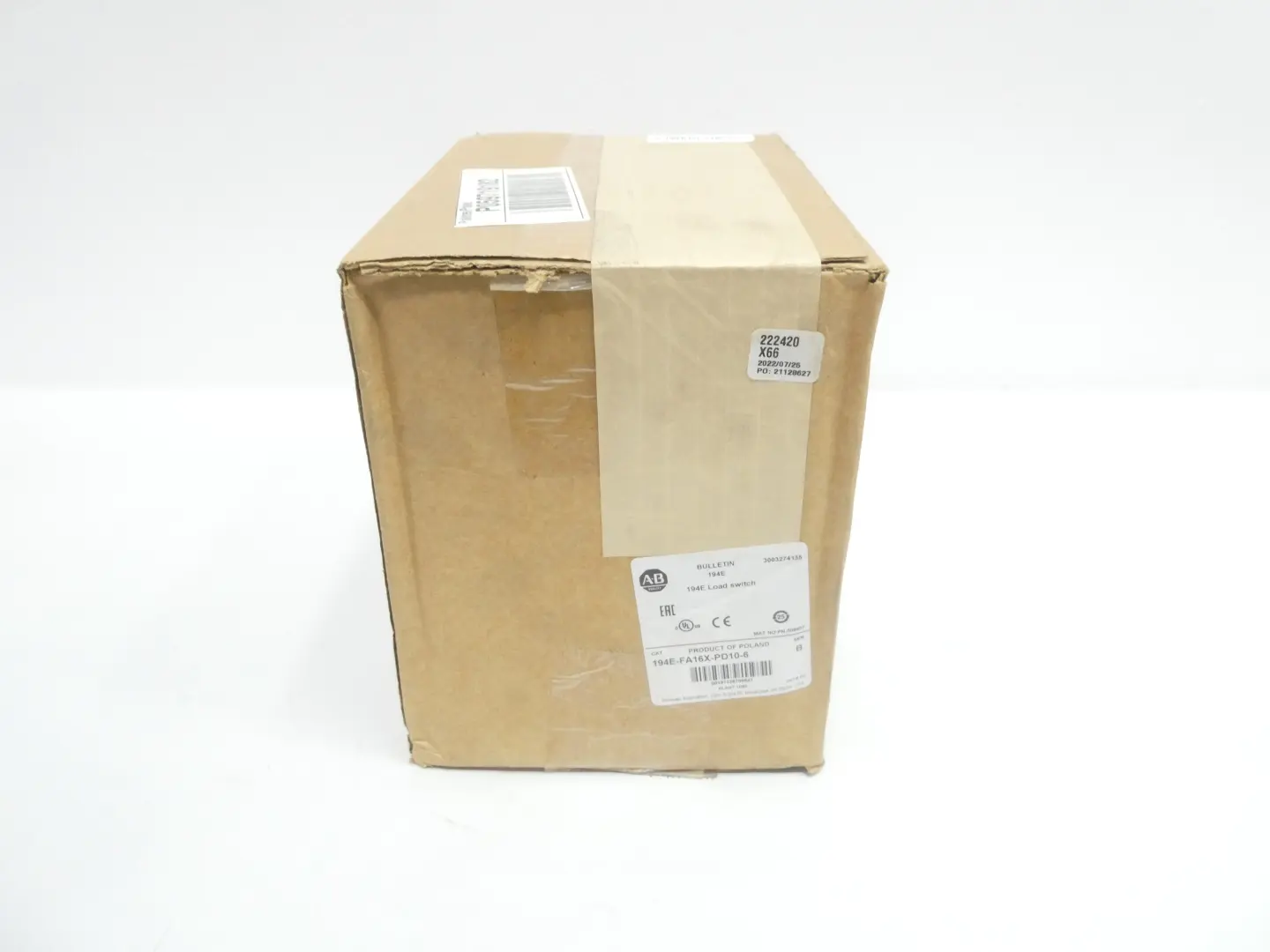Produktfoto 1 von ALLEN BRADLEY 194E-FA16X-PD10-6