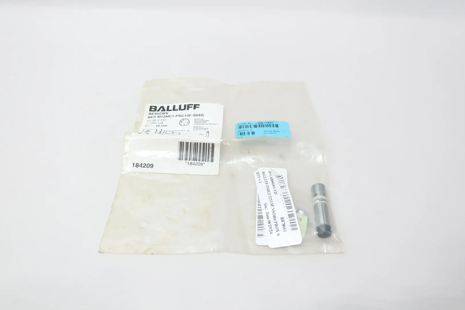 Produktfoto 1 von BALLUFF BES02WK BES M12MC1-PSC10F-S04G