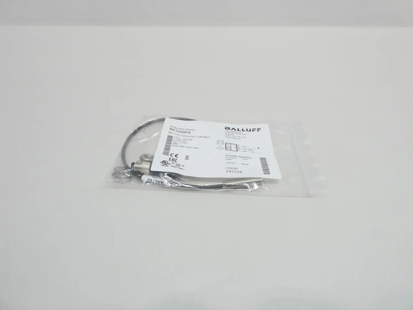 Produktfoto 1 von BALLUFF BES00P4 BES 516-324-G-E4-C-S49-00,3