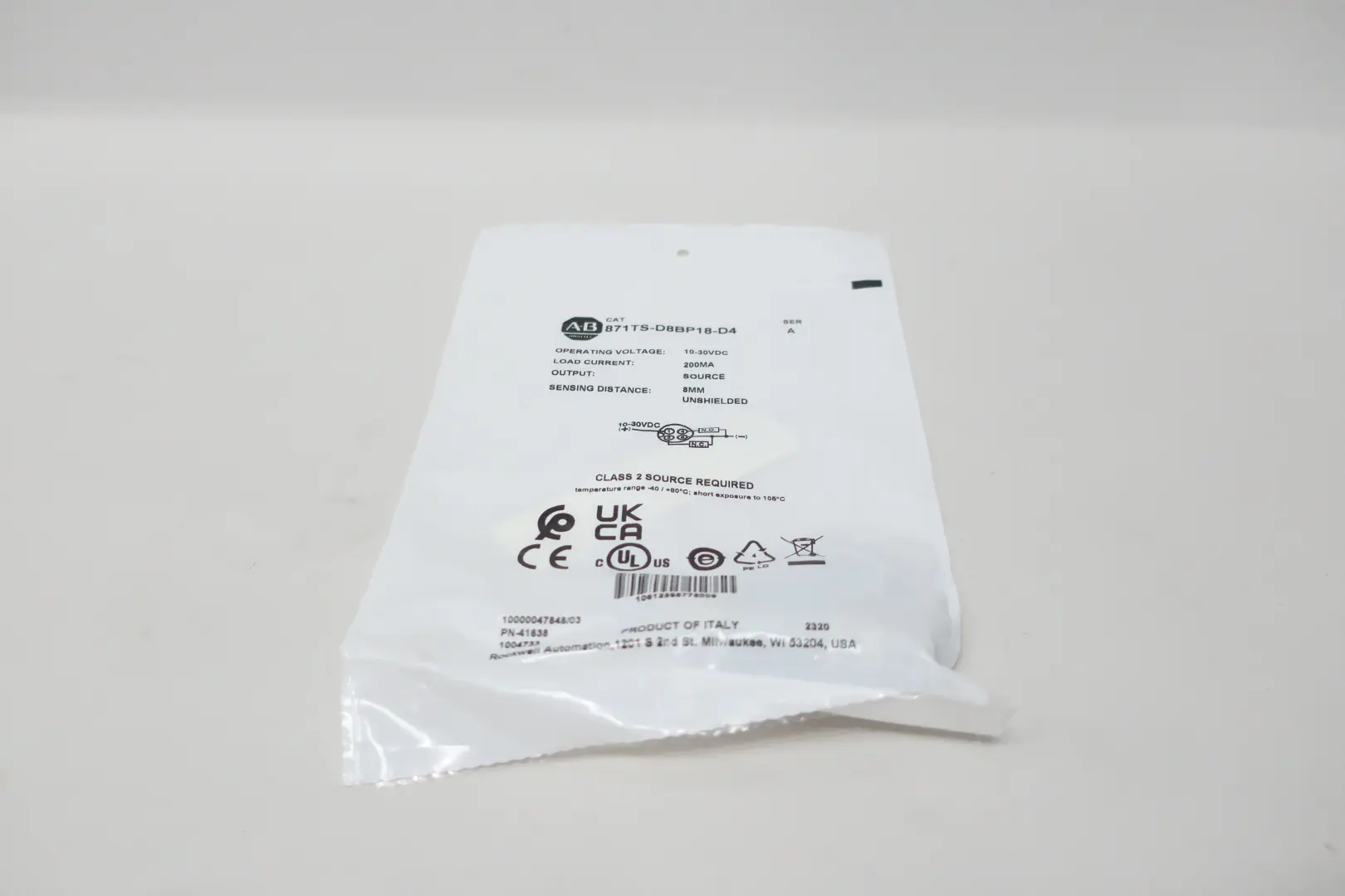 Produktfoto 1 von ALLEN BRADLEY 871TS-D8BP18-D4
