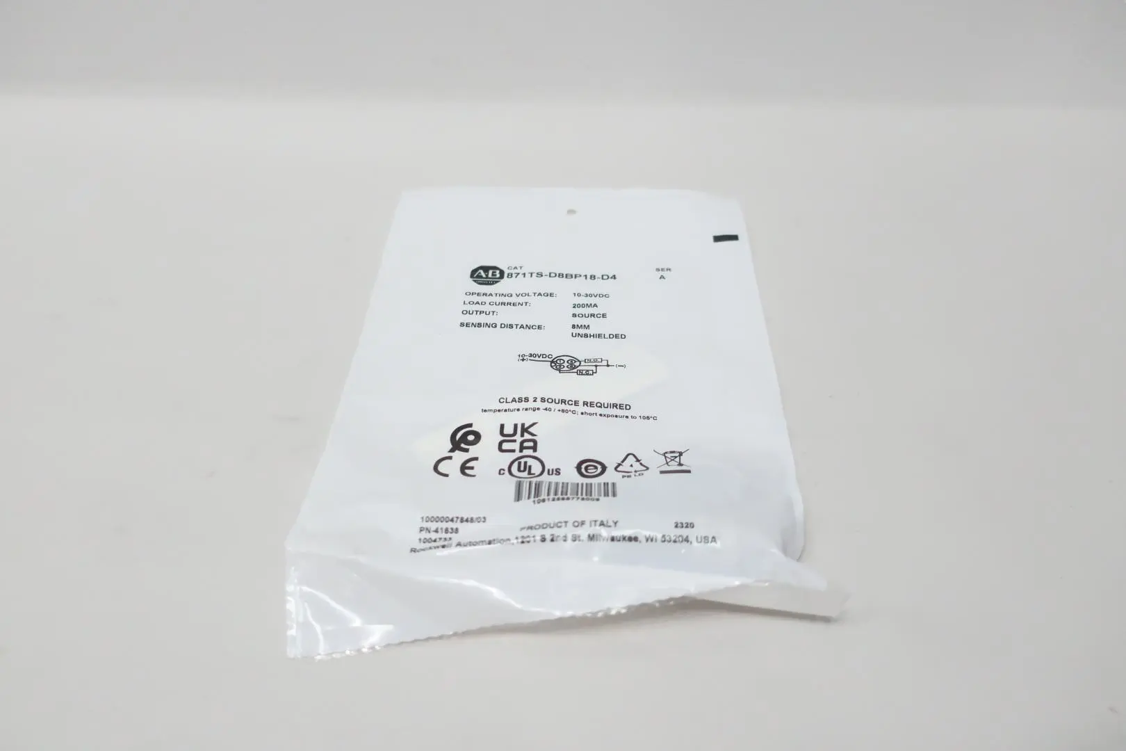 Produktfoto 1 von ALLEN BRADLEY 871TS-D8BP18-D4
