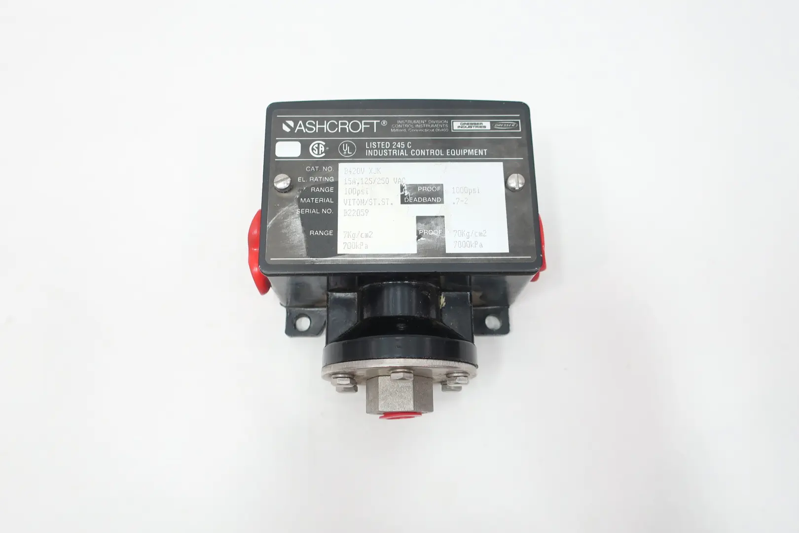Produktfoto 1 von ASHCROFT B420V XJK