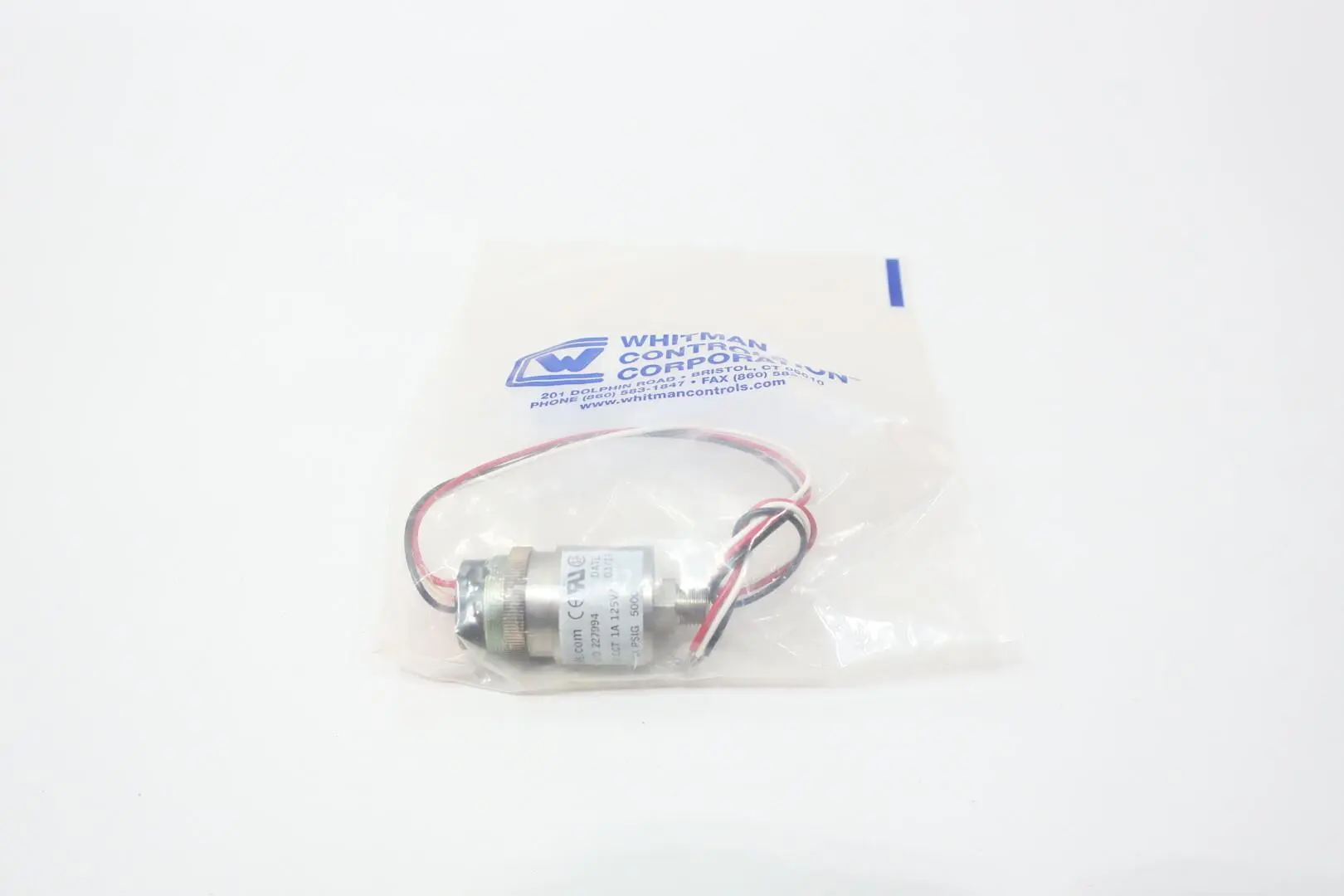 WHITMAN CONTROLS J205G-2S-K12L
