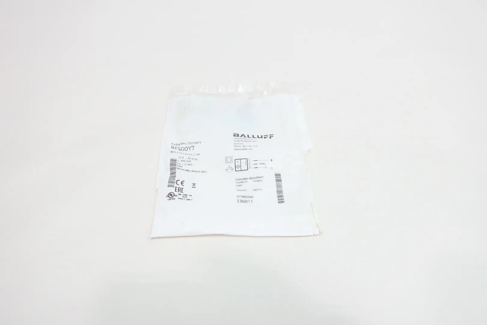 Produktfoto 1 von BALLUFF BES00YT BES516-370-E5-C-S4