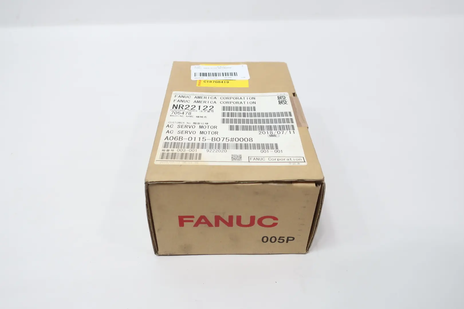 Produktfoto 1 von FANUC A06B-0115-B075#0008