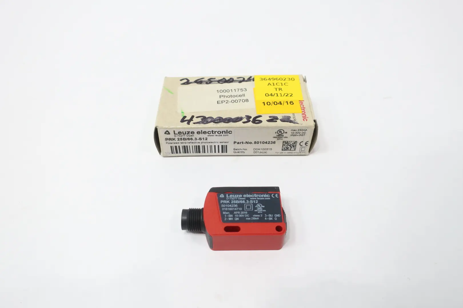 LEUZE ELECTRONIC PRK 25B/66.3-S12