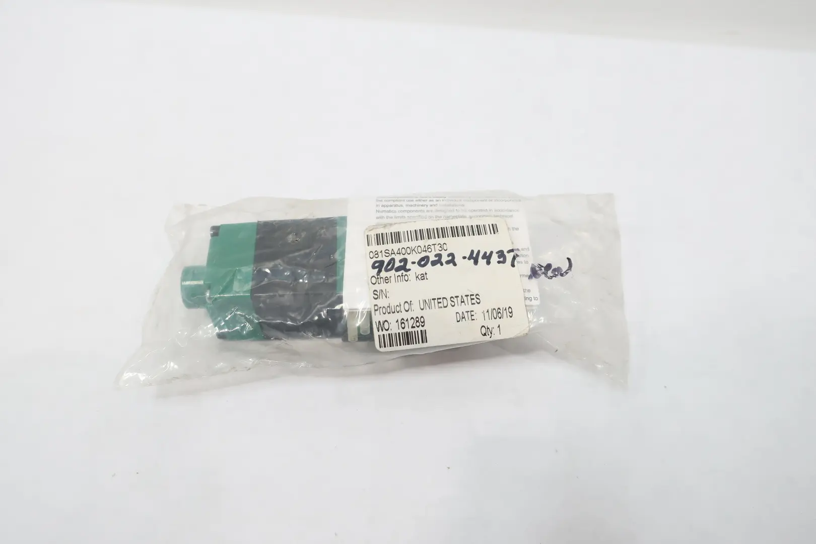 Produktfoto 1 von NUMATICS 081SA400K046T30
