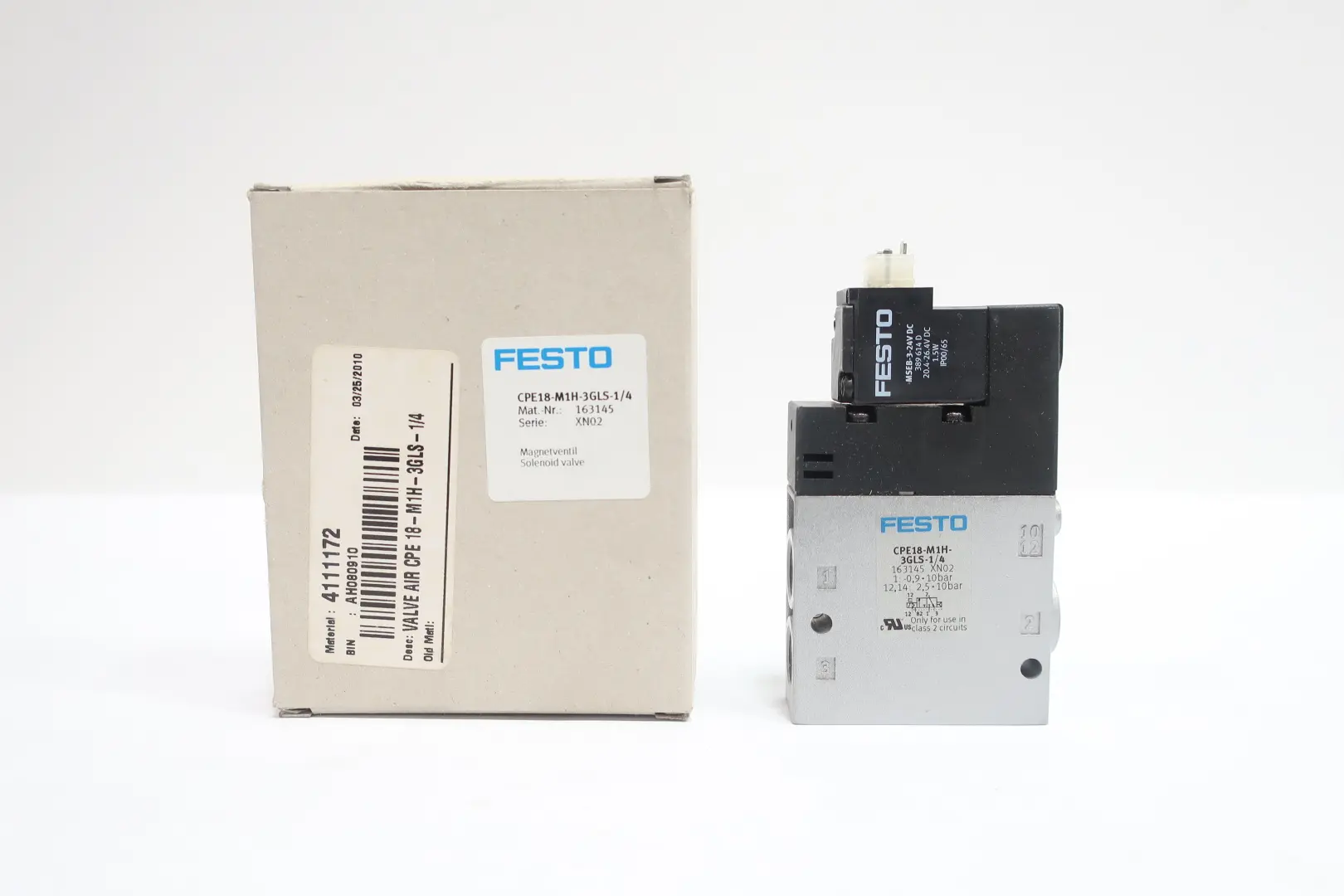 Produktfoto 1 von FESTO CPE18-M1H-3GLS-1/4