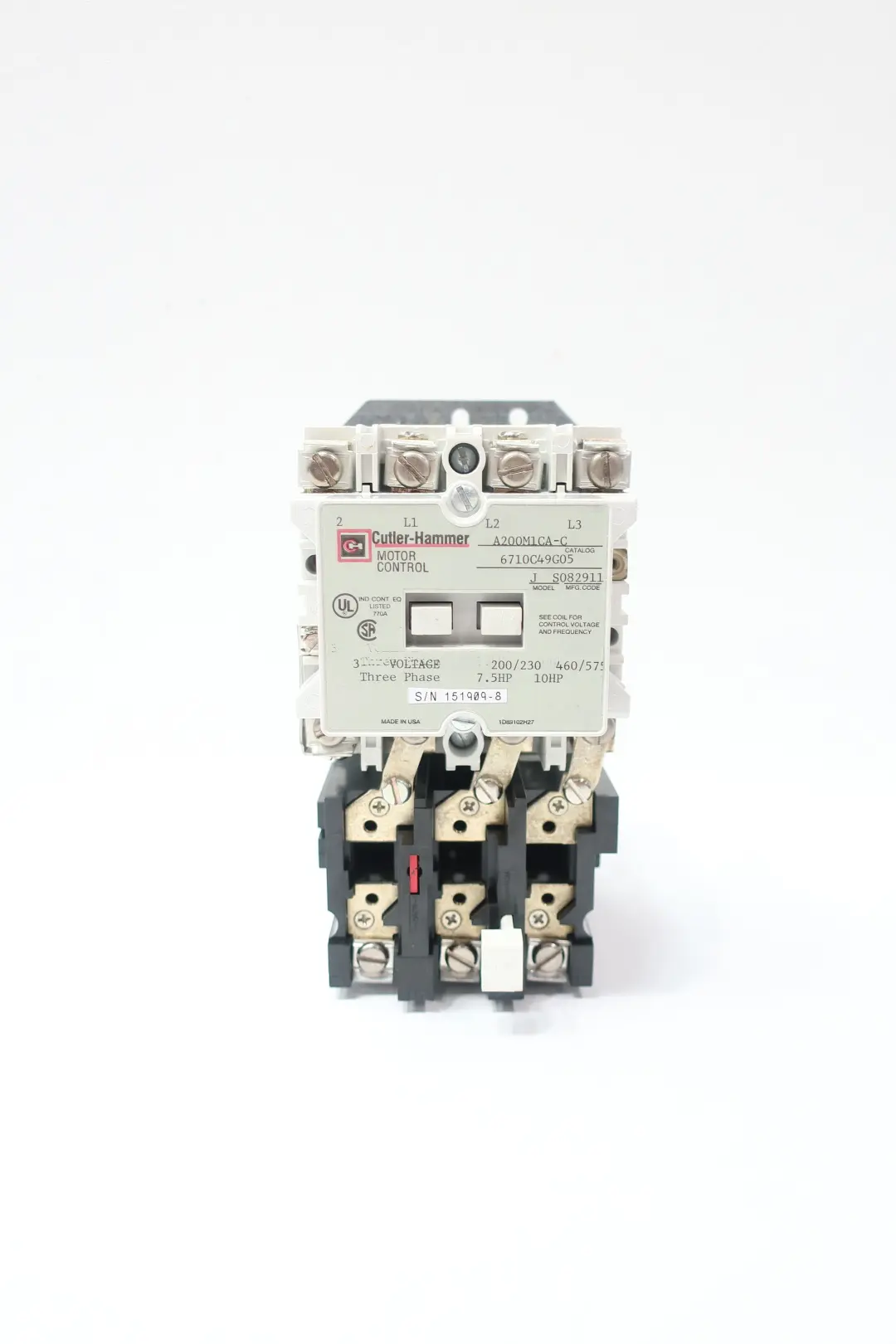 Produktfoto 1 von CUTLER-HAMMER A200M1CA-C