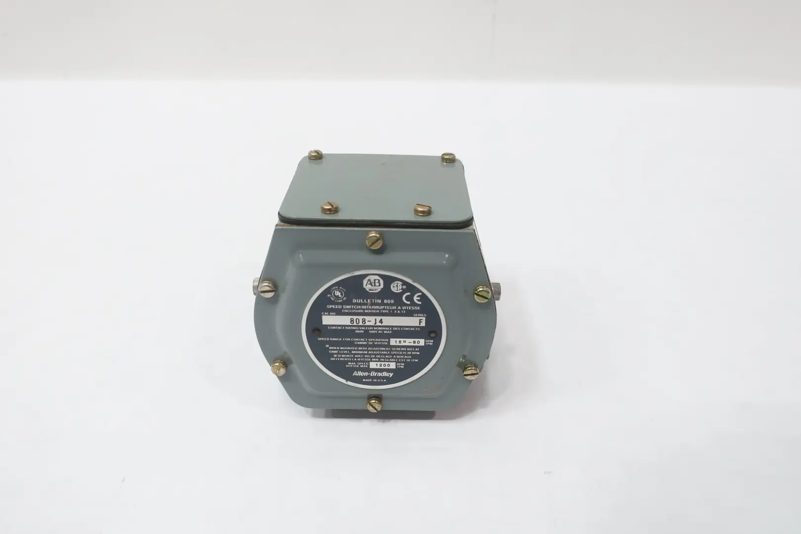 Produktfoto 1 von ALLEN BRADLEY 808-J4