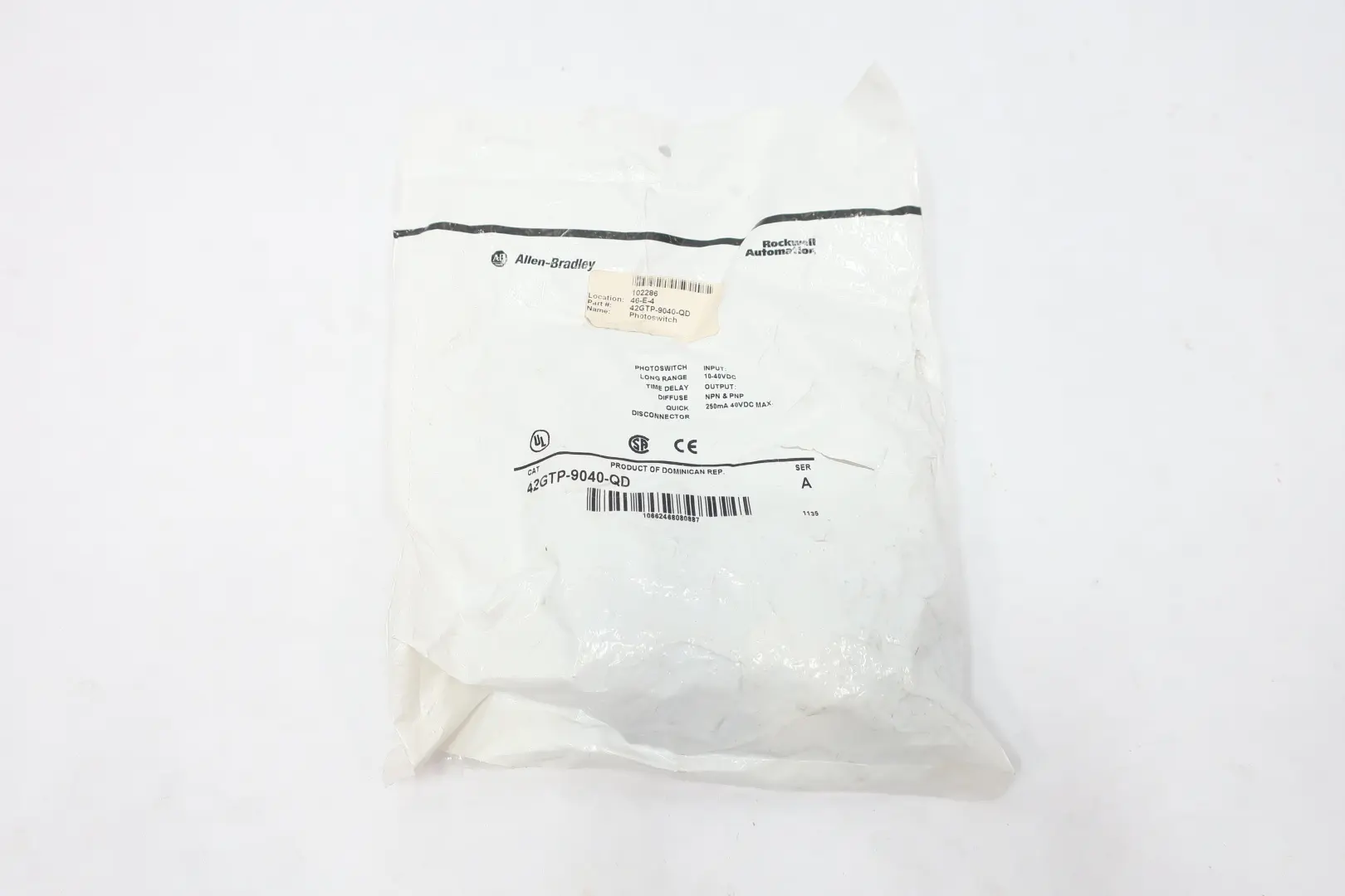 Produktfoto 1 von ALLEN BRADLEY 42GTP-9040-QD