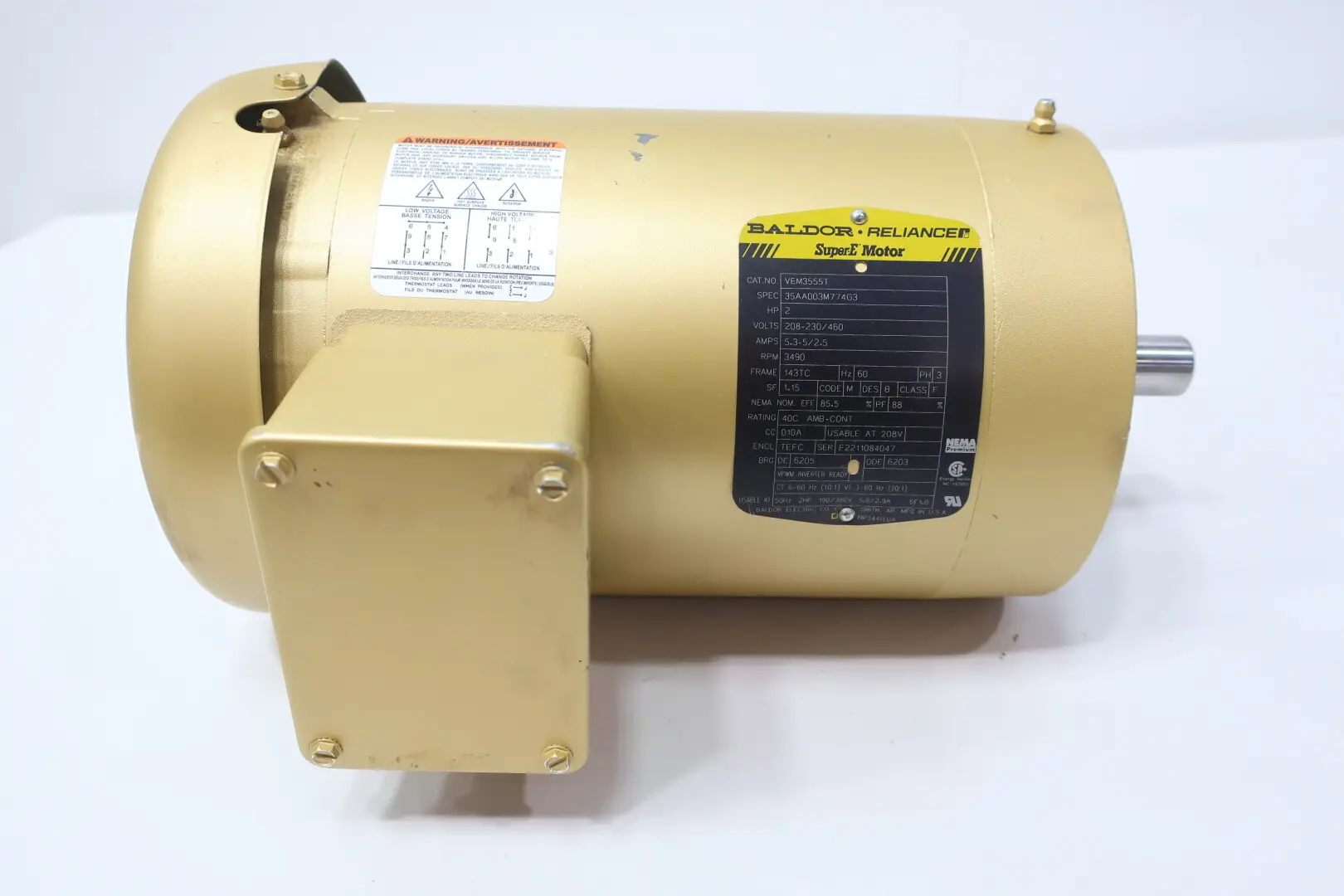 Produktfoto 1 von BALDOR VEM3555T