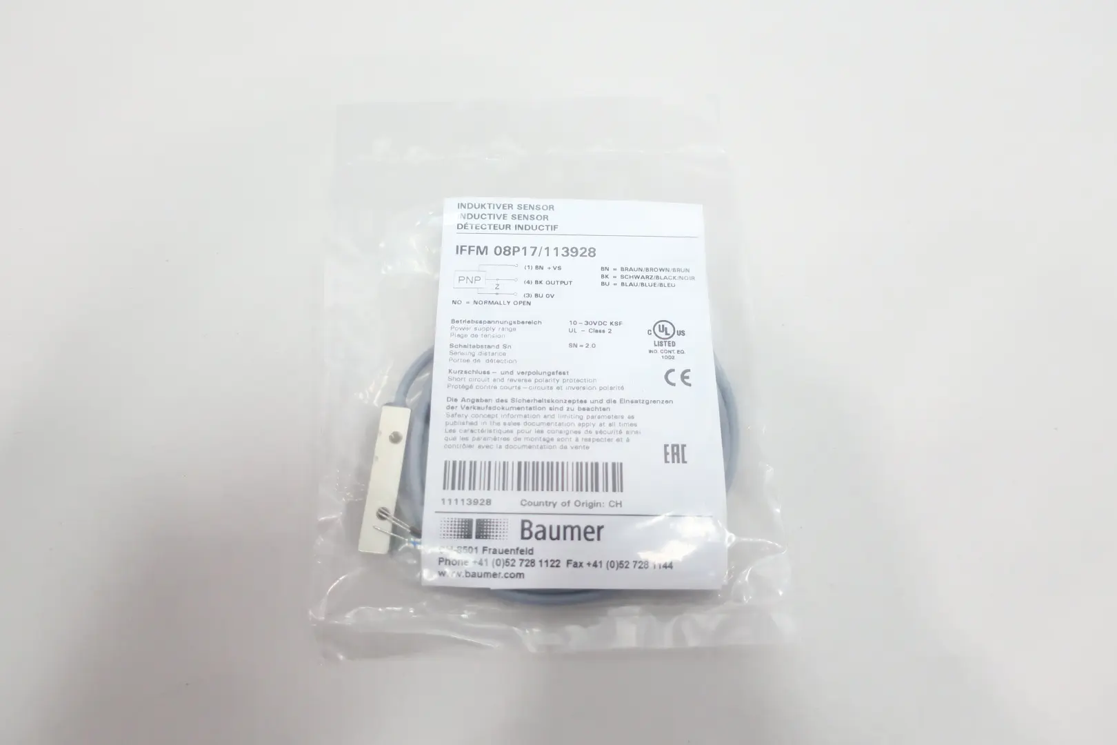 BAUMER IFFM 08P17/113928