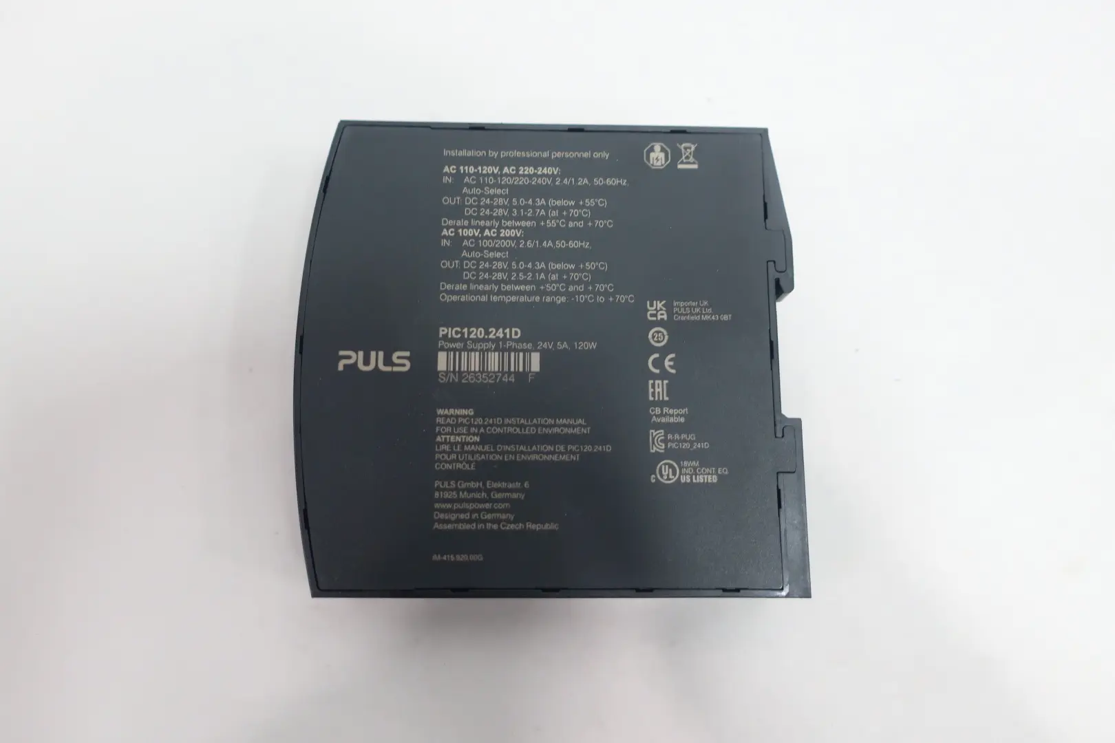 Produktfoto 1 von PULS PIC120.241D