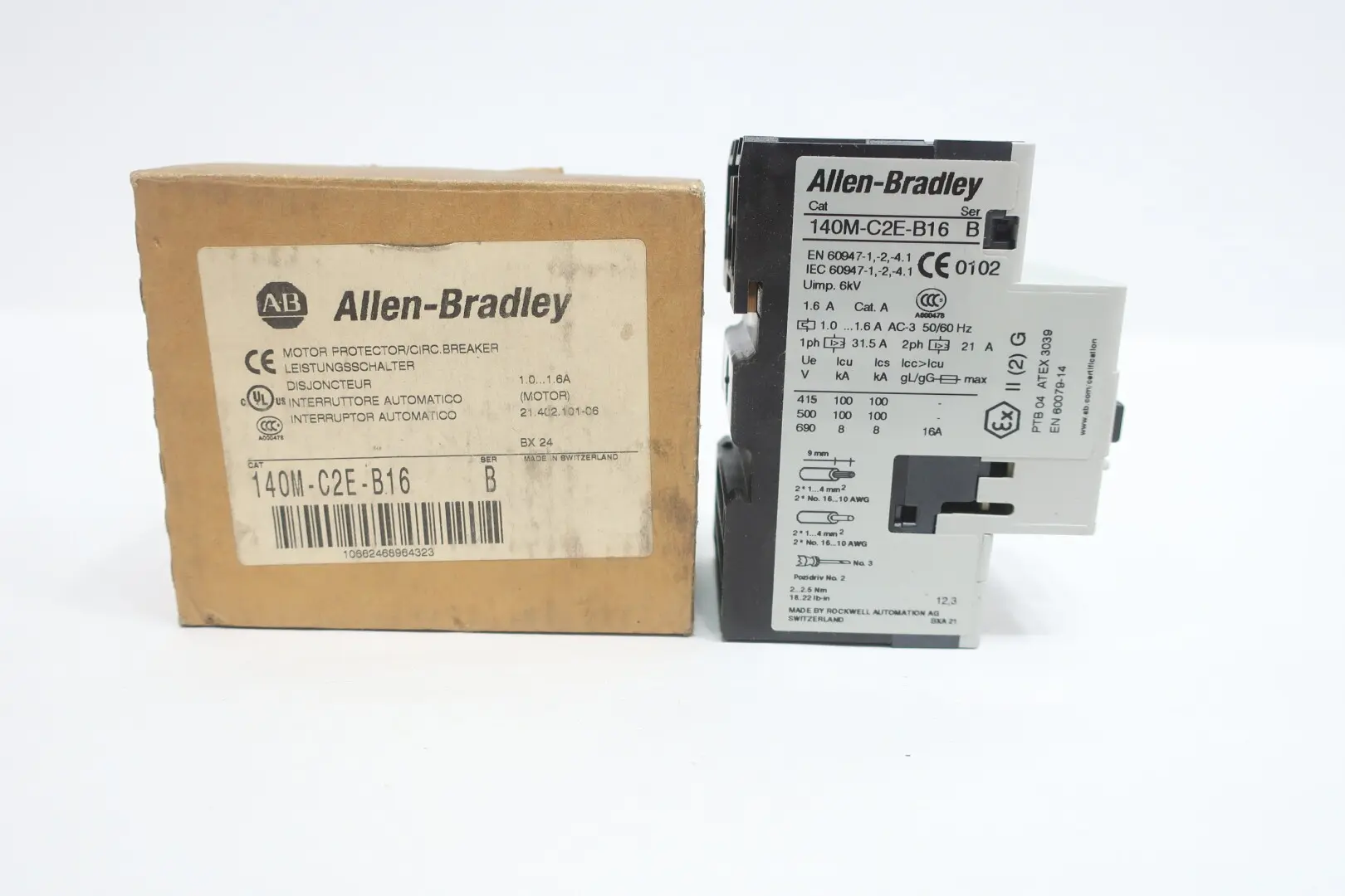 Produktfoto 1 von ALLEN BRADLEY 140M-C2E-B16