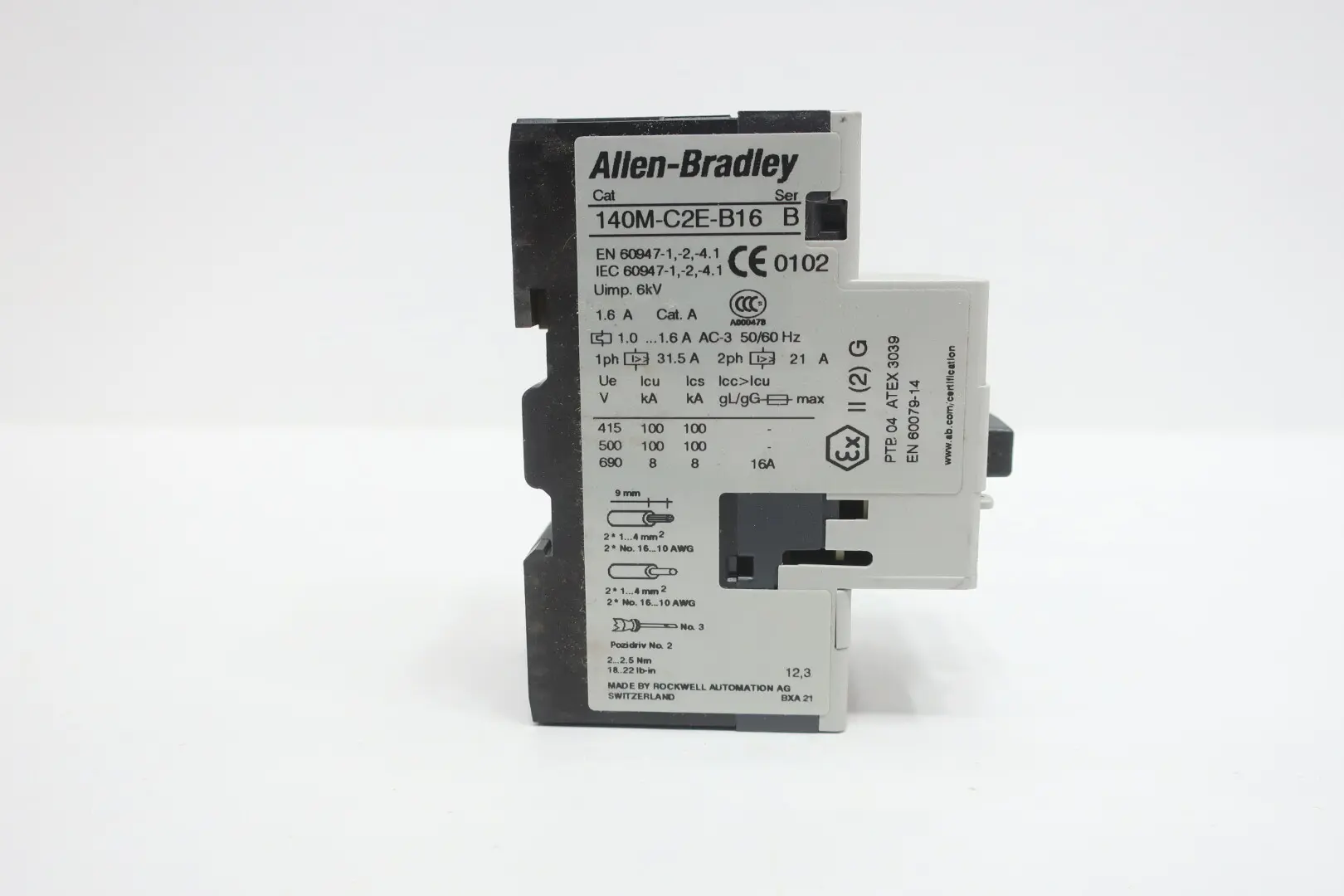 Produktfoto 1 von ALLEN BRADLEY 140M-C2E-B16
