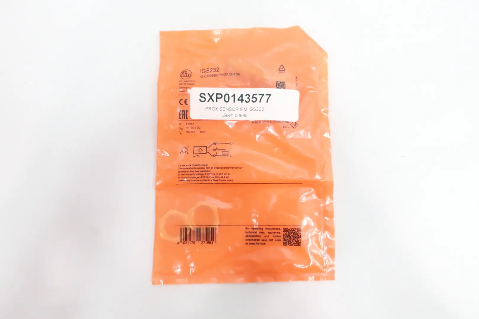 Produktfoto 1 von IFM EFECTOR IGS232 IGK3008BBPKG/US-104
