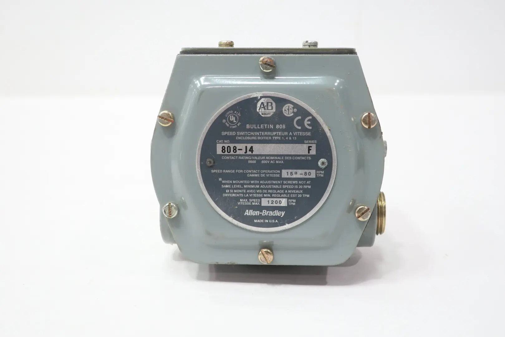 Produktfoto 1 von ALLEN BRADLEY 808-J4