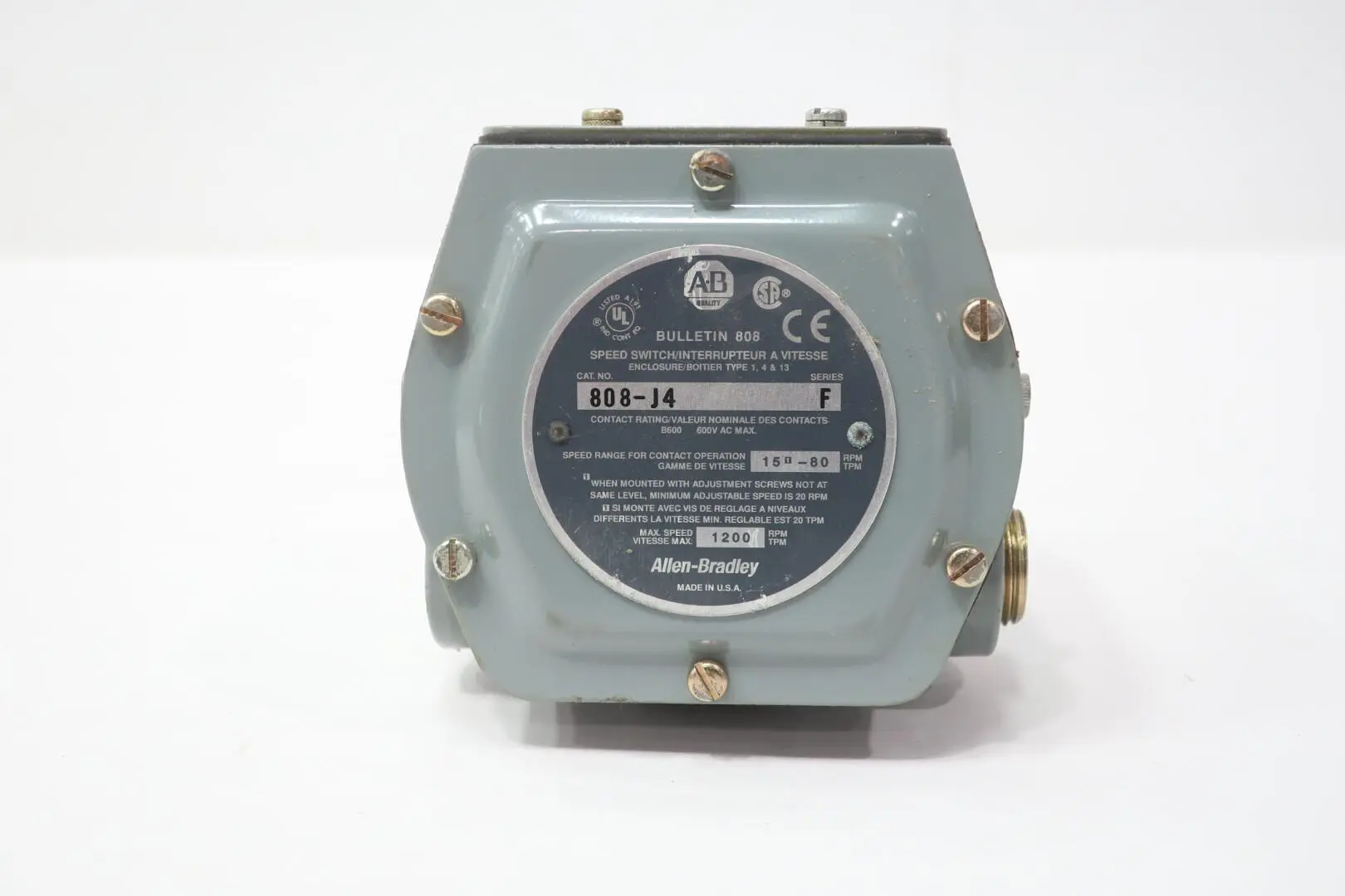 Produktfoto 1 von ALLEN BRADLEY 808-J4