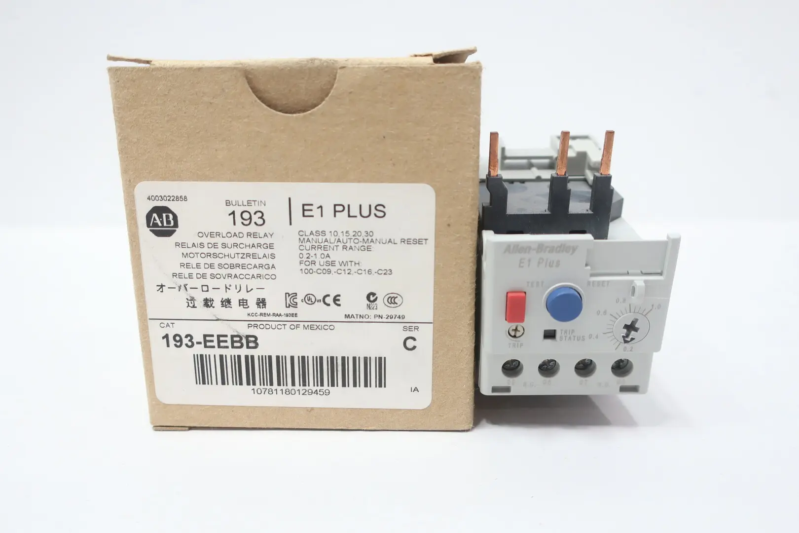 Produktfoto 1 von ALLEN BRADLEY 193-EEBB