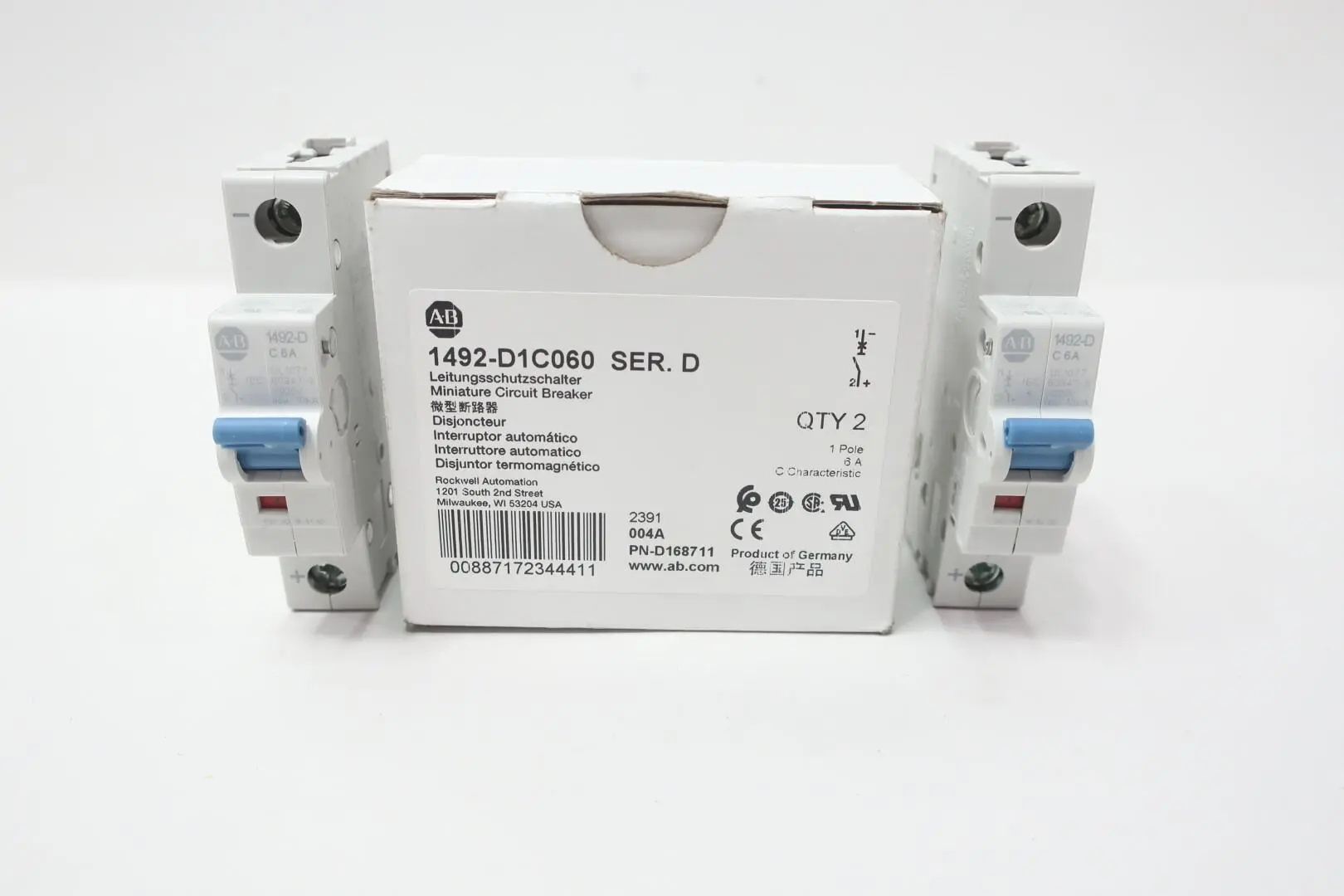 Produktfoto 1 von ALLEN BRADLEY 1492-D1C060
