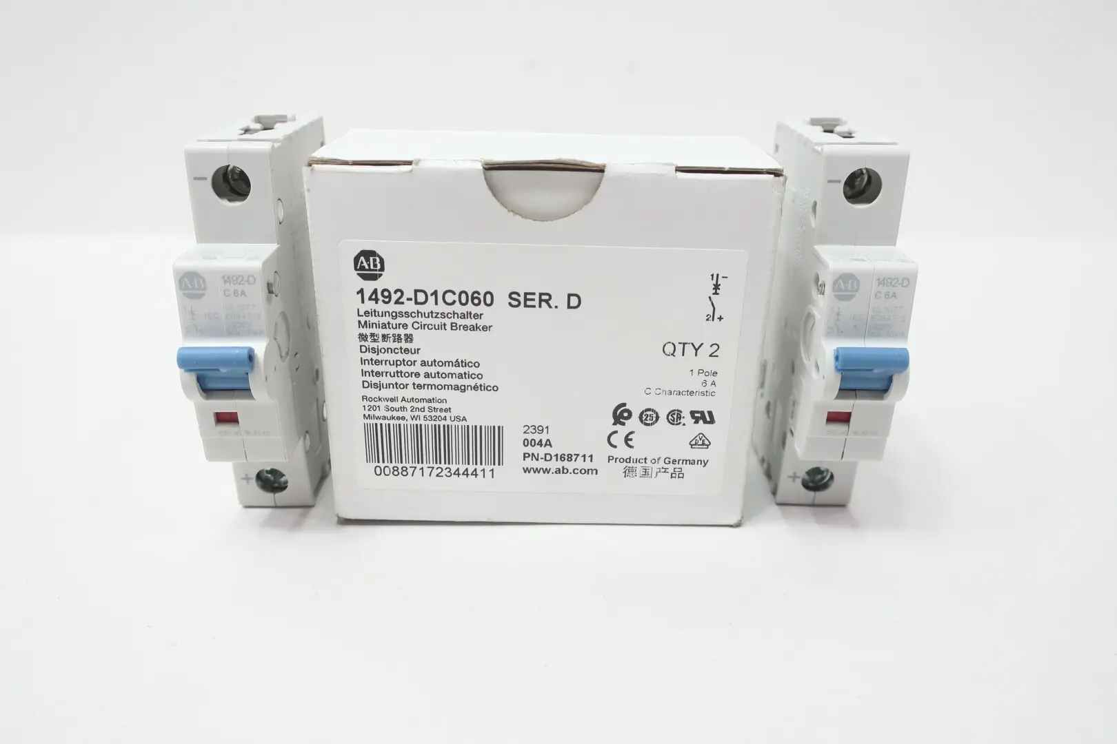 Produktfoto 1 von ALLEN BRADLEY 1492-D1C060