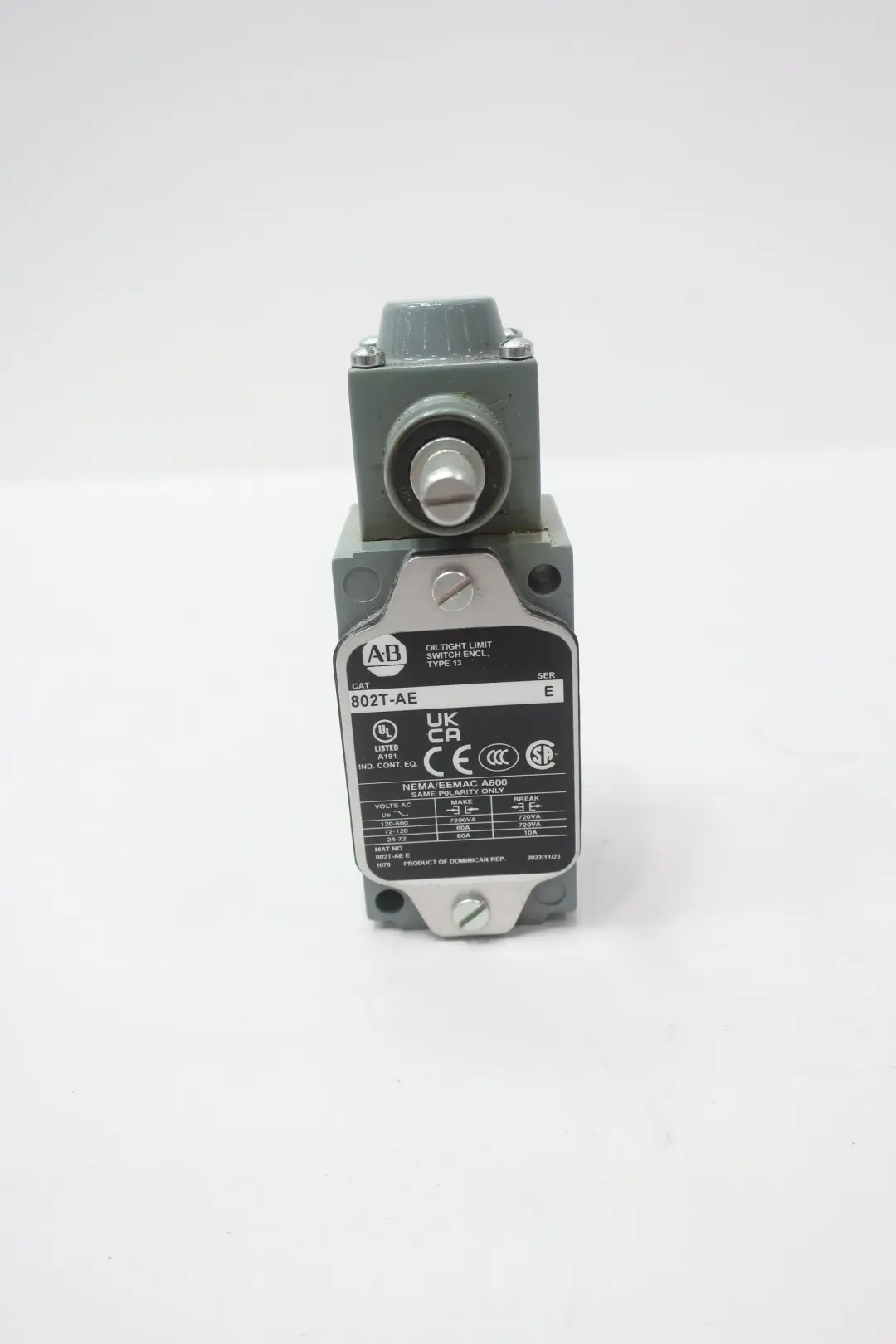 Produktfoto 1 von ALLEN BRADLEY 802T-AE