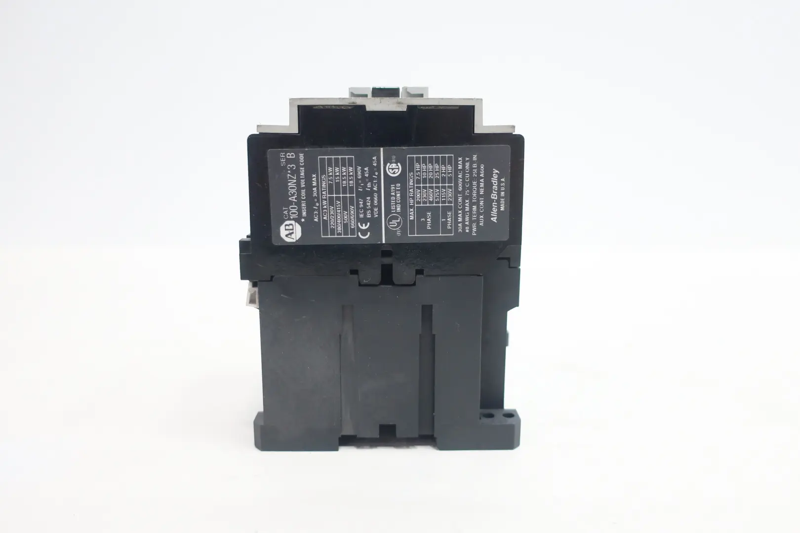 Produktfoto 1 von ALLEN BRADLEY 100-A30NZJ3