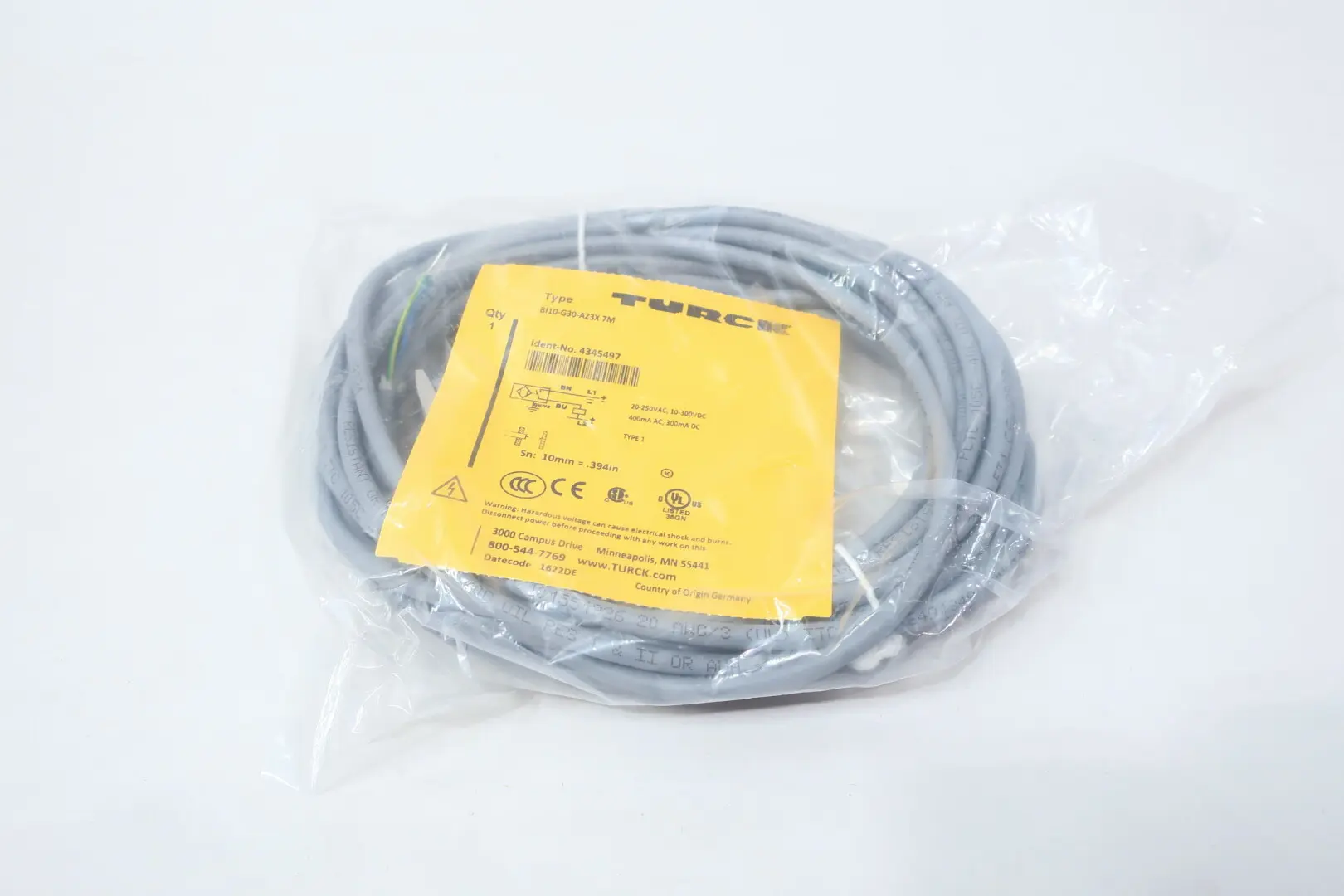 Produktfoto 1 von TURCK BI10-G30-AZ3X 7M