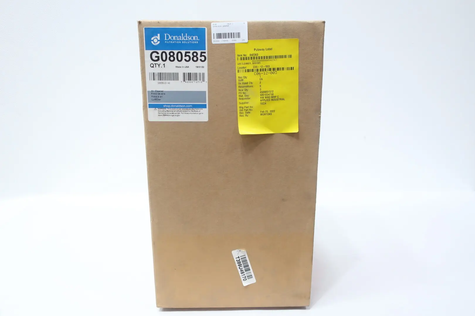Produktfoto 1 von DONALDSON G080585