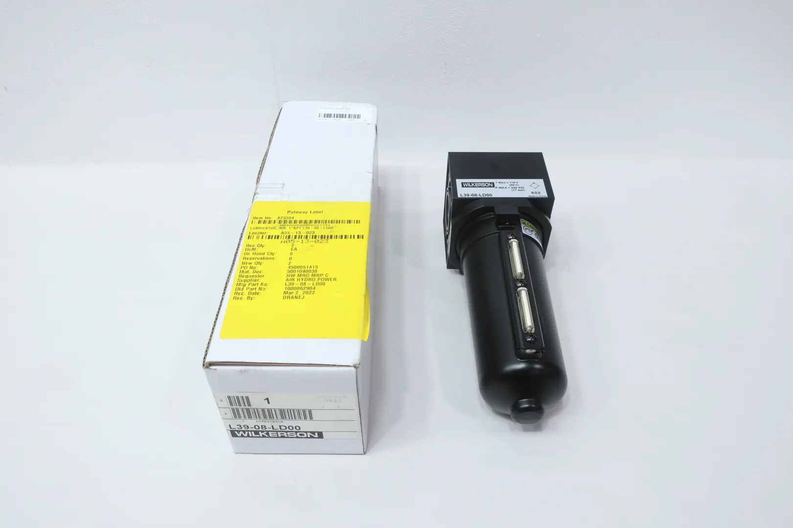 Produktfoto 1 von WILKERSON L39-08-LD00