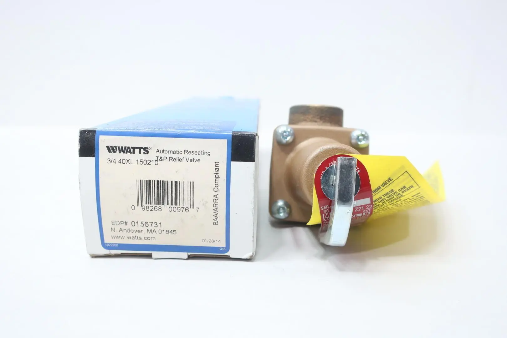 Produktfoto 1 von WATTS 3/4 40XL 150210 0156731